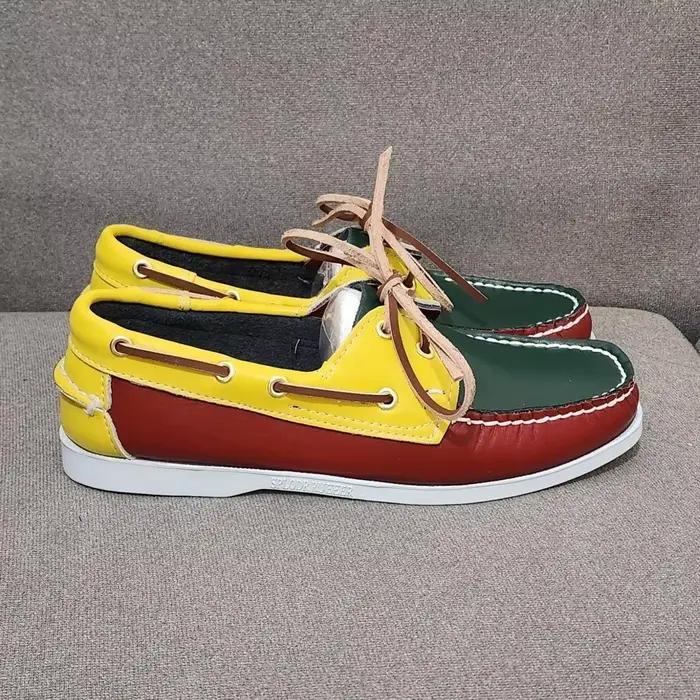 Mocassins en cuir véritable pour hommes