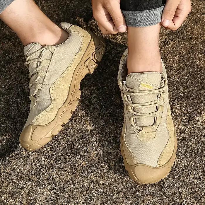 Chaussures de randonnée pour hommes, motif vichy, semelles antidérapantes, confortables et durables, idéales pour randonneurs et amateurs de style décontracté