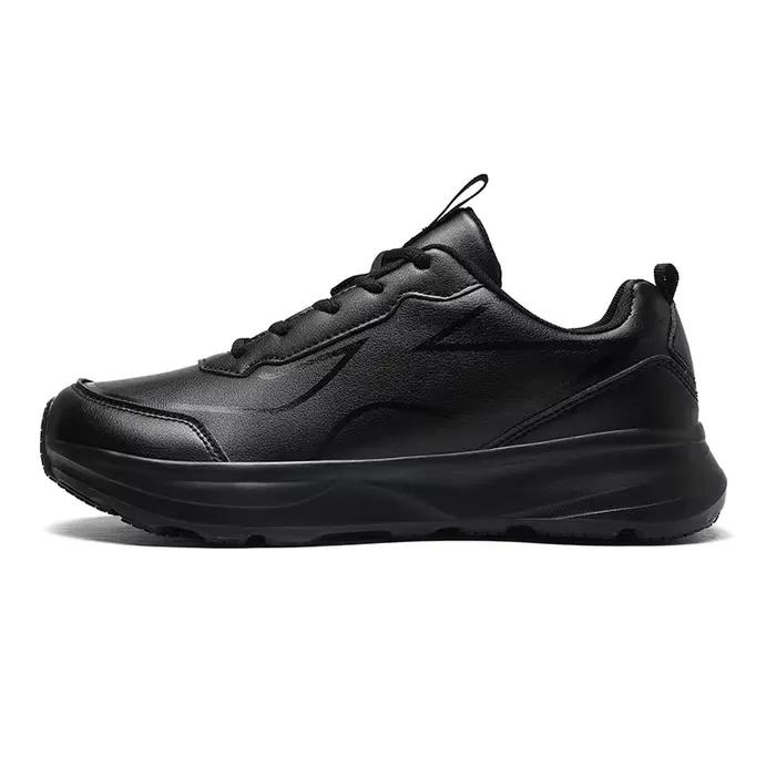 ELUVA bout larges hommes chaussures minimalistes baskets confortables en cuir PU chaussures décontractées sans lacet mocassins de loisirs pour hommes printemps automne ocassions décontractées sportives et urbaines