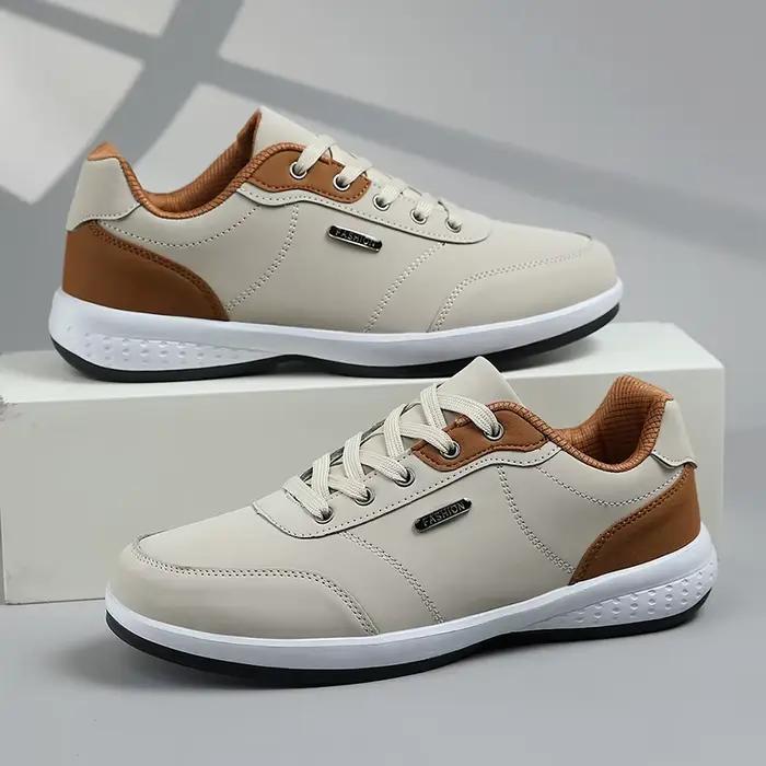 Nouvelles Chaussures de Sport 2026 en Cuir Imperméables Décontractées Antidérapantes à Absorption des Chocs pour Hommes Occasions Spéciales Course et Tennis
