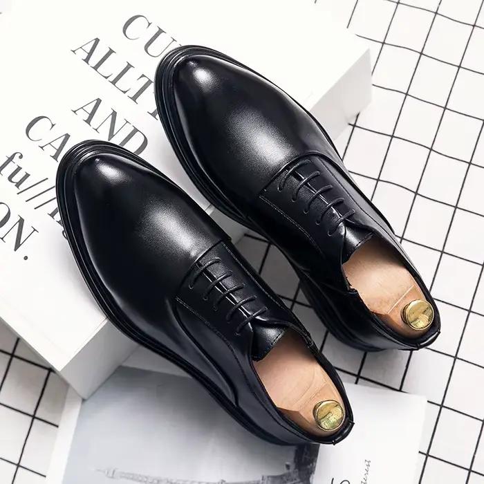 Classique Oxfords chaussures hommes rétro décontracté affaires
