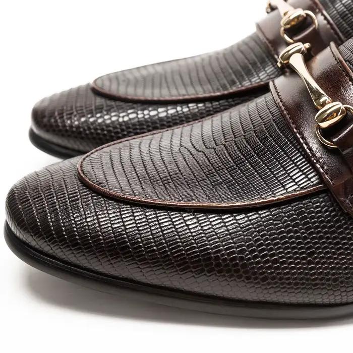 Hanmce-Mocassins en Cuir group pour Homme