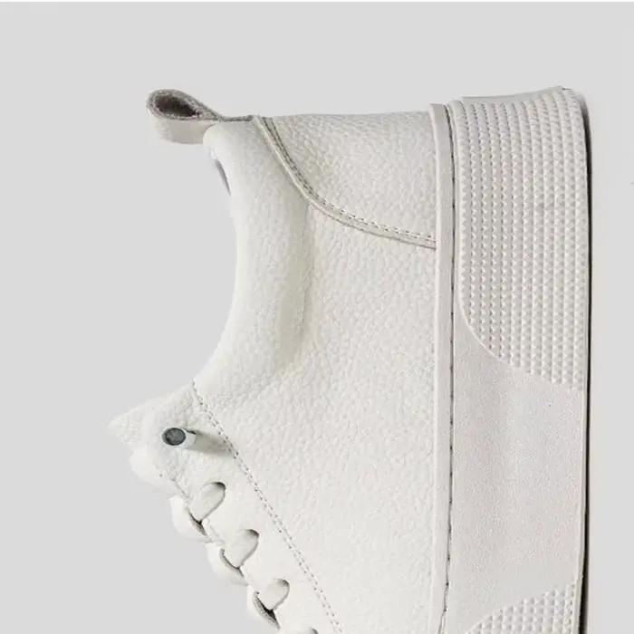 Baskets Blanches à Lacets pour Homme