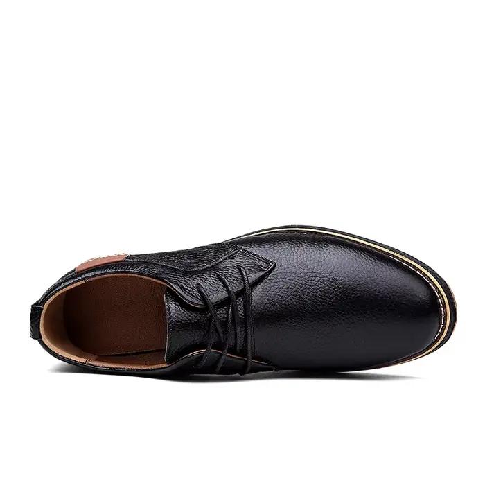 Oxfords BTMOTTZ en cuir véritable pour hommes, chaussures décontractées italiennes, mocassins de luxe, pointures grandes tailles occassions spéciales