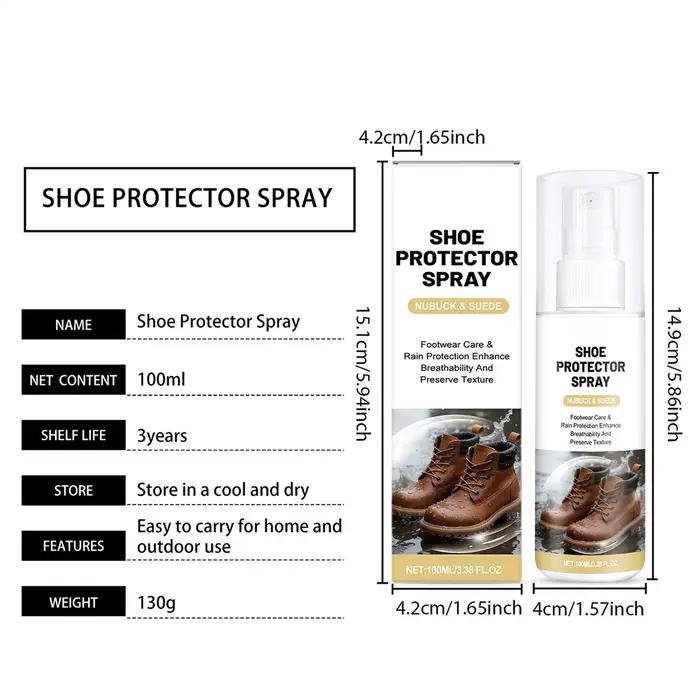 Spray protecteur pour chaussures imperméable résistant aux taches pour bottes en toile et en maille usage quotidien et activités de plein air