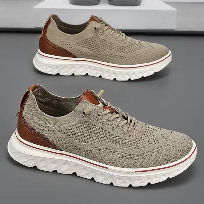 Chaussures décontractées homme printemps automne baskets respirantes et légères pour randonnées et promenades urbaines