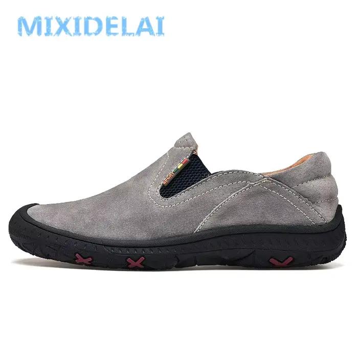 Mocassins en cuir véritable pour hommes