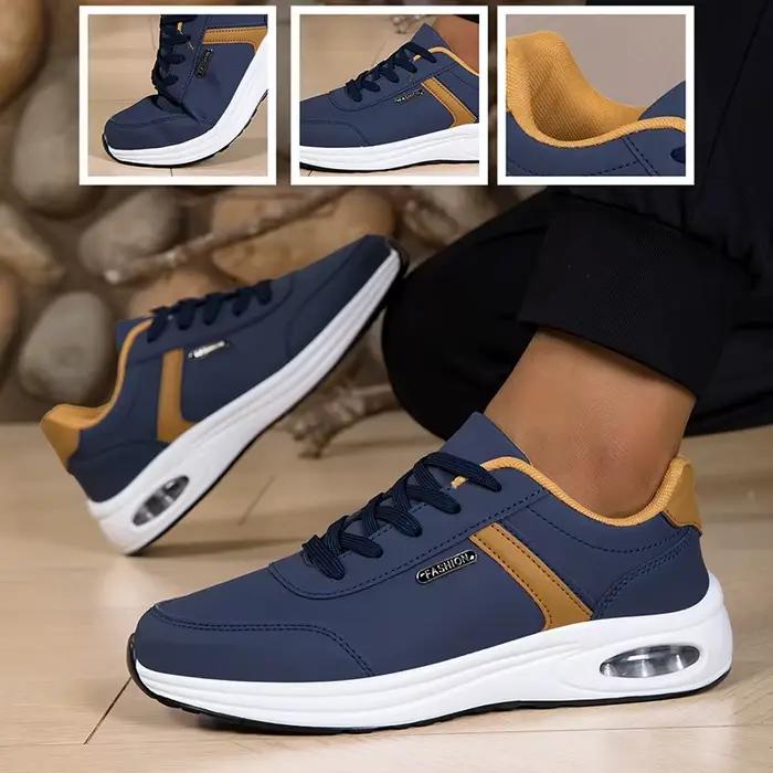 Nouvelles Chaussures de Sport 2026 en Cuir Imperméables Décontractées Antidérapantes à Absorption des Chocs pour Hommes Occasions Spéciales Course et Tennis