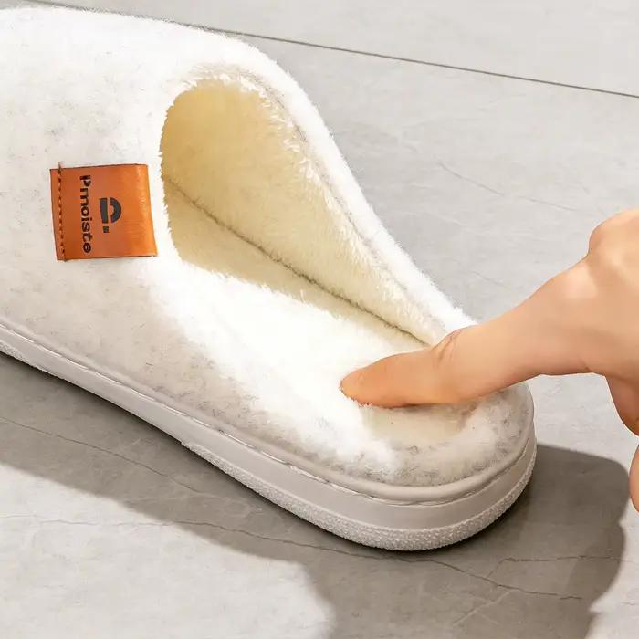 Pantoufles d'hiver à plateforme en feutre pour hommes style britannique confortables antidérapantes pour l'intérieur et l'extérieur occasions spéciales hiver