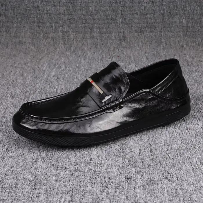 Chaussures en cuir décontractées pour hommes