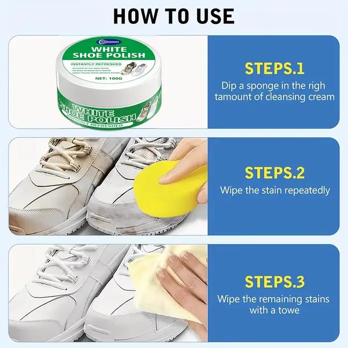 Nettoyant pour chaussures blanches de haute qualité
