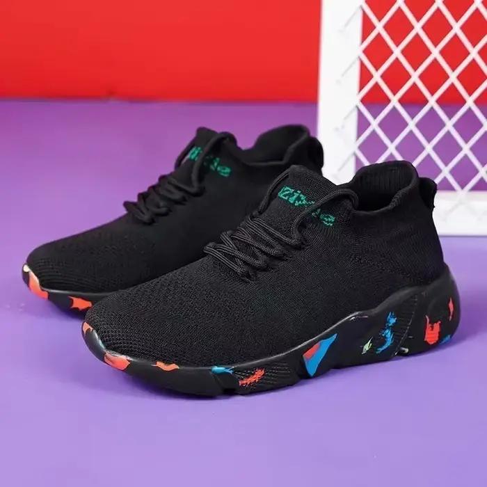 Baskets CKNOY pour homme tricot à mouche respirantes et confortables pour occasions décontractées et estivales