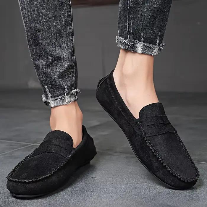 Mocassins en Daim Légers et Doux pour Homme
