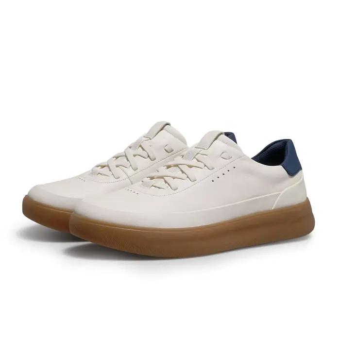 Chaussures de sport homme baskets en cuir solides et confortables pour course décontractées et skateboard occasions printemps automne
