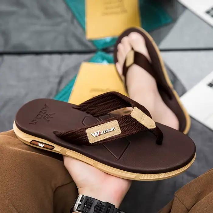 Sandales mocassins tissées antidérapantes pour hommes confortables durables décontractées plage été polyvalentes ocassions spéciales