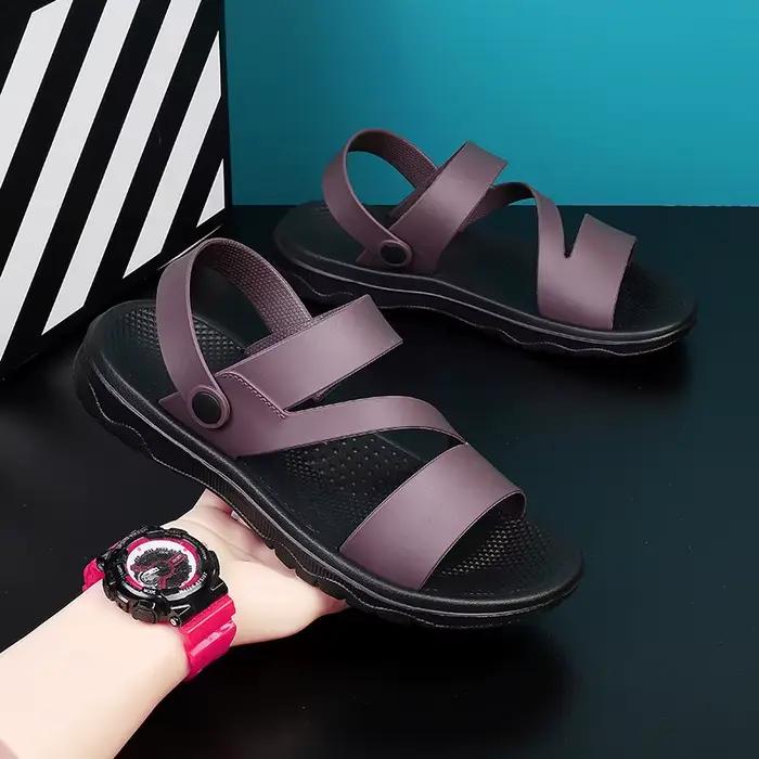 Sandales gladiateur pour hommes en PVC antidérapantes pour plage et sport polyvalentes pour différentes occasions et styles