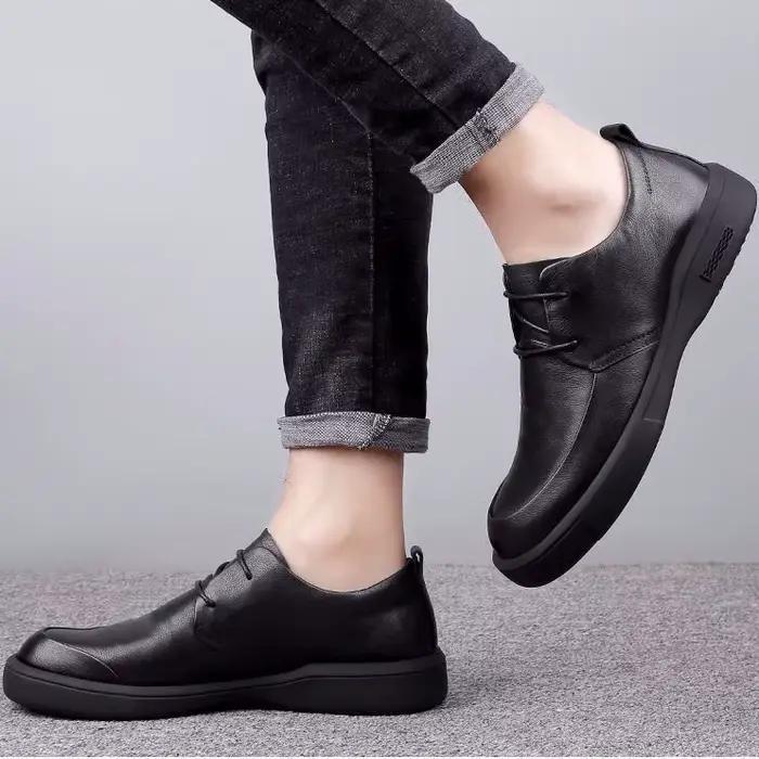 Chaussures décontractées noires pour hommes