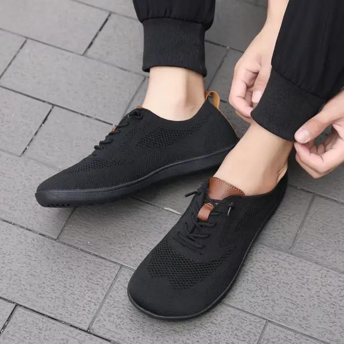 Chaussures larges pieds nus pour hommes