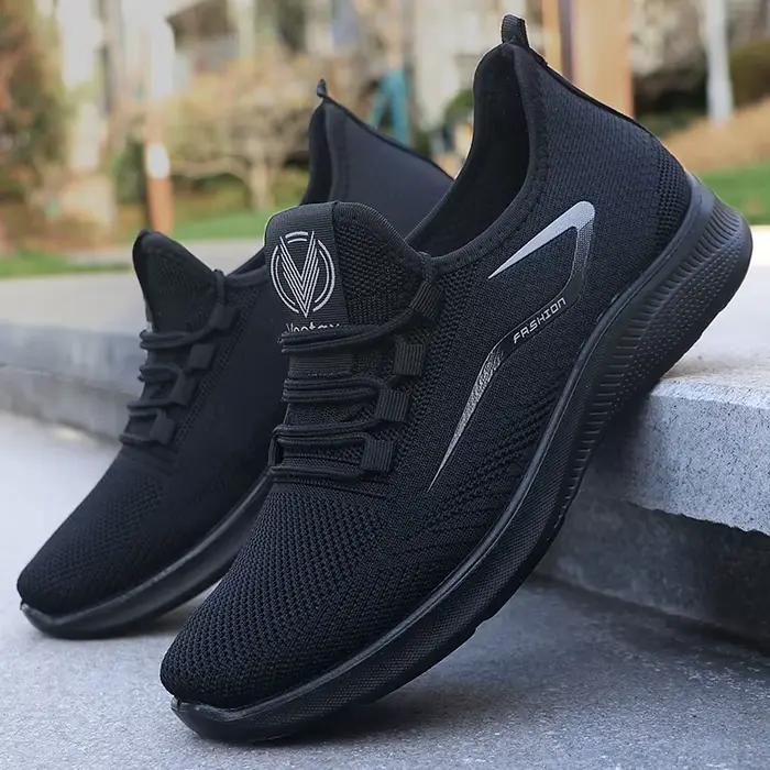Chaussures décontractées à lacets solides pour hommes