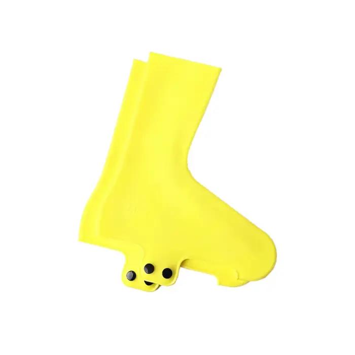 Couvre-chaussures de cyclisme sur route en silicone, coupe-vent, imperméables et chauds, faciles à nettoyer et réutilisables pour le vélo