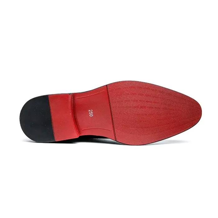 Oxfords hommes chaussures semelle rouge mode affaires décontracté fête Banquet quotidien rétro sculpté à lacets