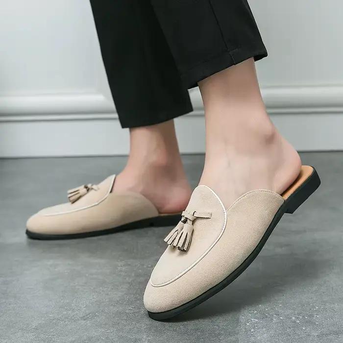 Demi-pantoufles pour hommes
