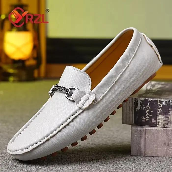 Mocassins en cuir PU pour hommes