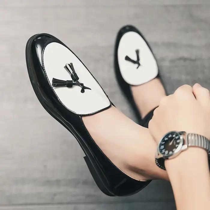 Mocassins italiens de luxe pour hommes