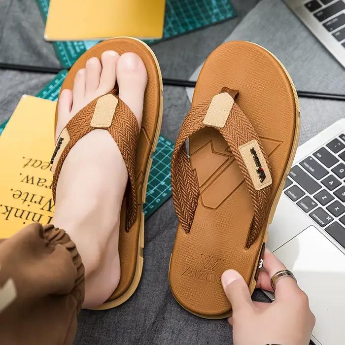 Sandales mocassins tissées antidérapantes pour hommes confortables durables décontractées plage été polyvalentes ocassions spéciales