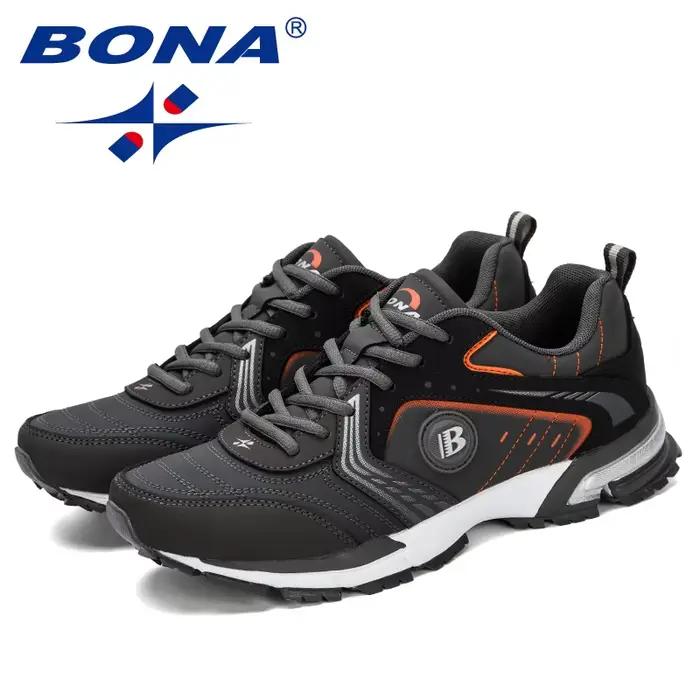 Chaussures de course pour hommes Bona en microfibre respirantes et légères pour sport et jogging confortables occassions spéciales