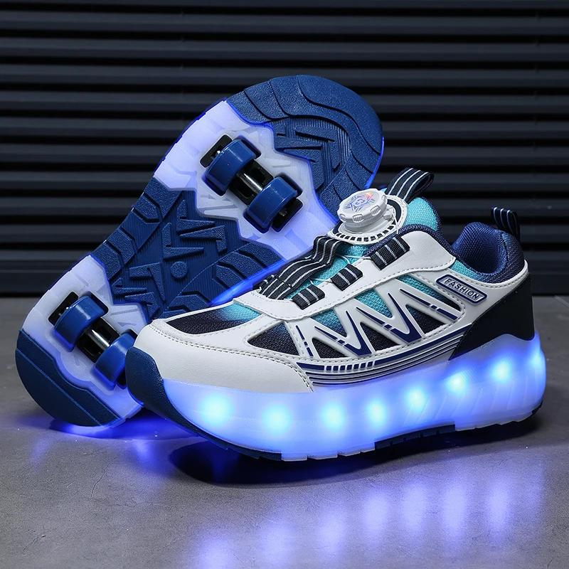 Chaussures de sport de plein air à la mode 2026, chaussures de patins à roulettes, baskets pour enfa