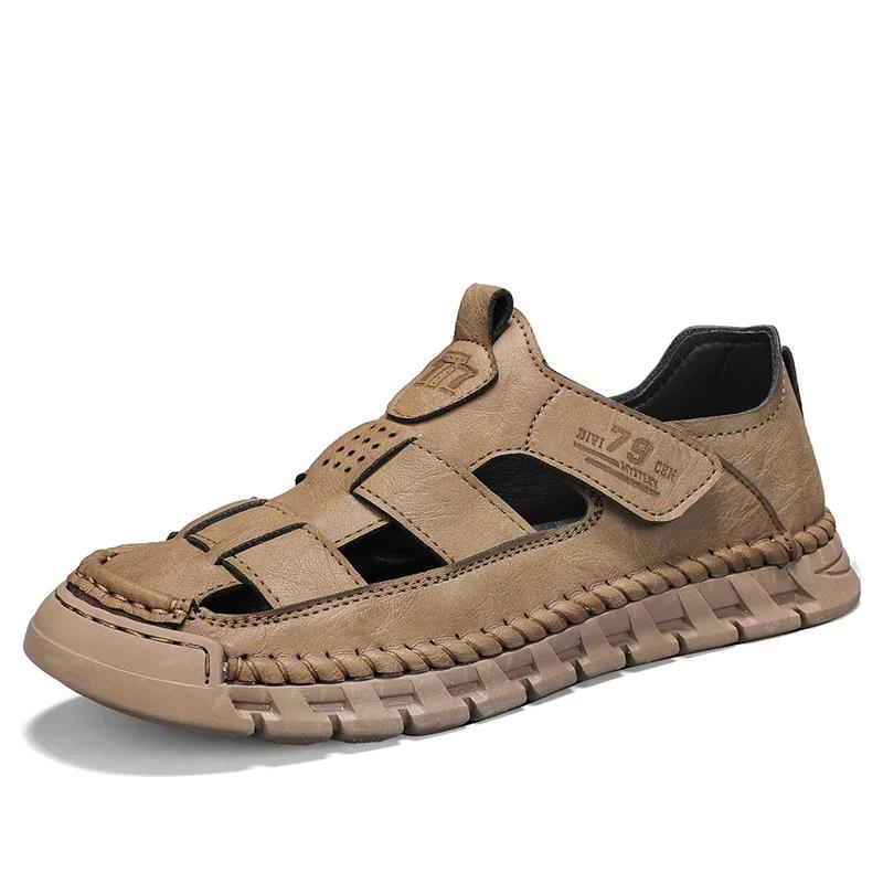 Sandales d'été élégantes et fraîches pour hommes, chaussures de marche en plein air respirantes, ant