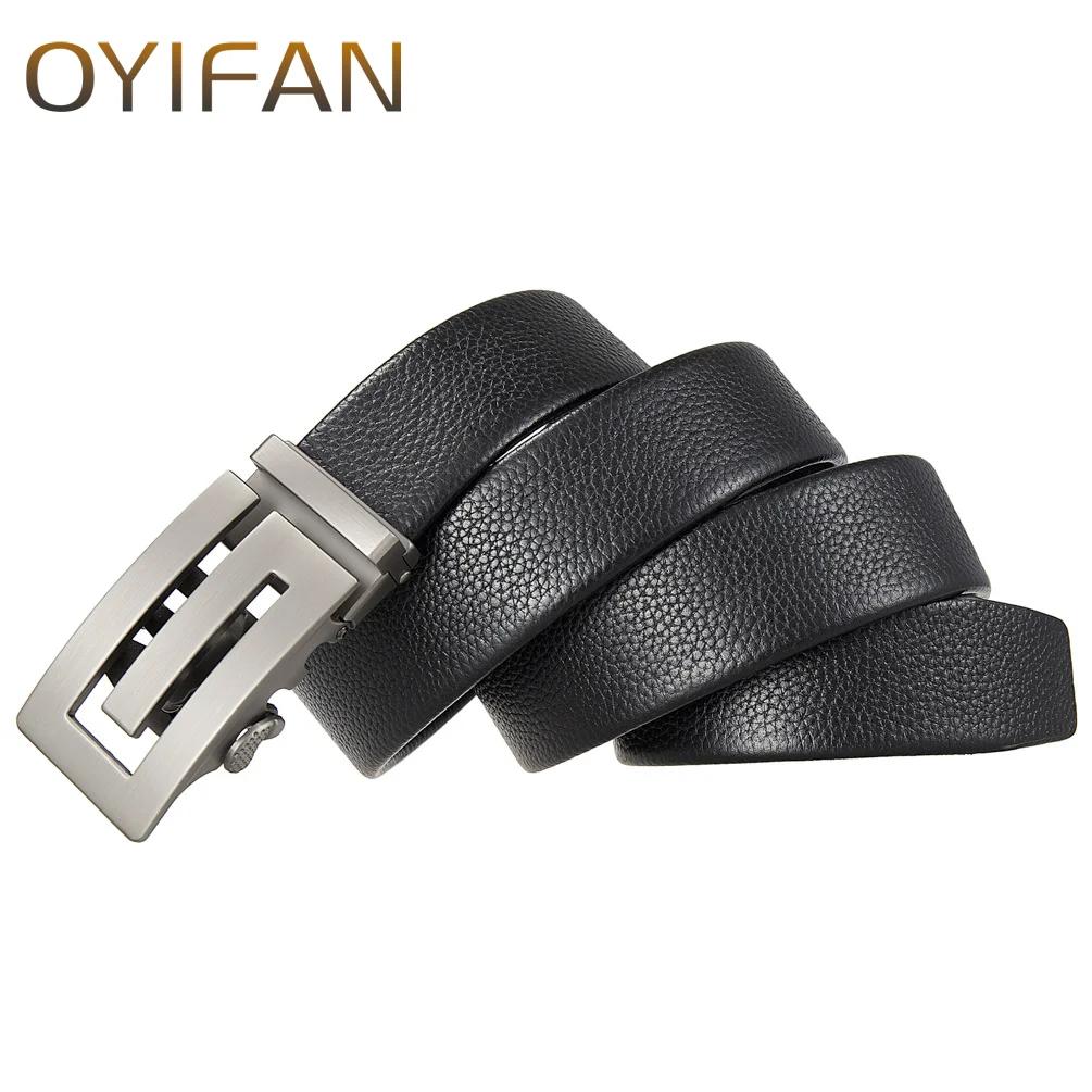 Ceinture en cuir pour hommes, ceinture à boucle automatique, pour les affaires populaires, ceinture 