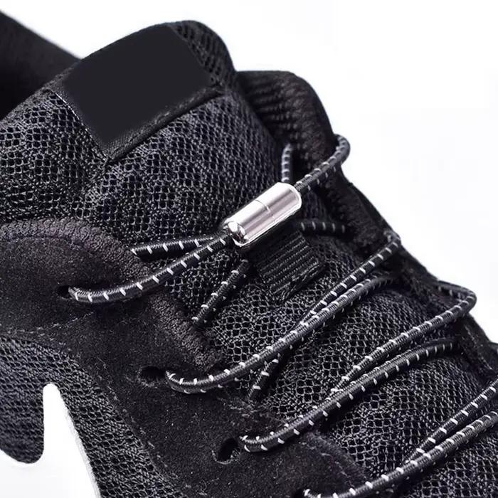 1 paire de lacets élastiques ronds sans cravate lacets de chaussures baskets lacet enfants adultes l