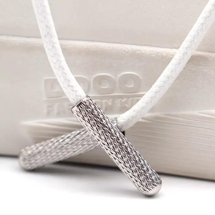 Tête de Remplacement pour Lacets Lumineux, Aglets de Balles Plaqués Argent, Accessoires de Chaussure