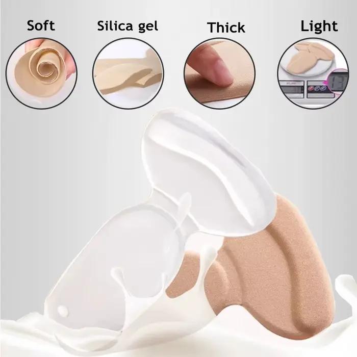 Nouveau talon haut semelle orthopédique en forme de T coussin antidérapant pied talon protecteur dou
