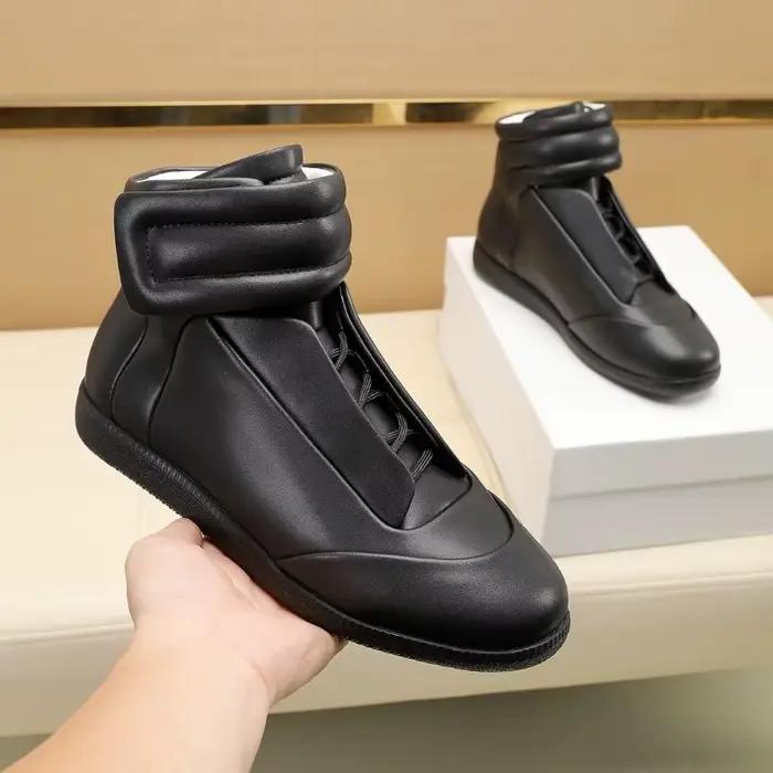Chaussures montantes décontractées pour hommes chaussures plates Premium pour homme baskets en cuir