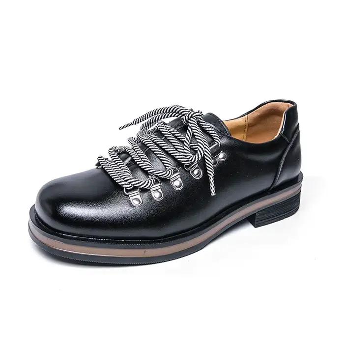 Chaussures Derby respirantes en daim de haute qualité pour hommes, baskets légères et confortables p