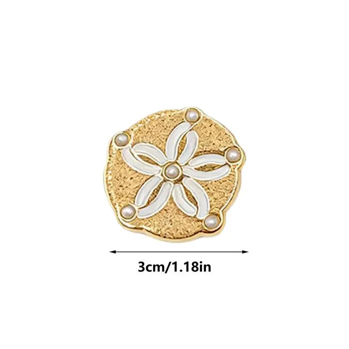 6 Pièces Boucles de Chaussures en Métal, Accessoires de Chaussures, Breloques DIY pour Sandales en M