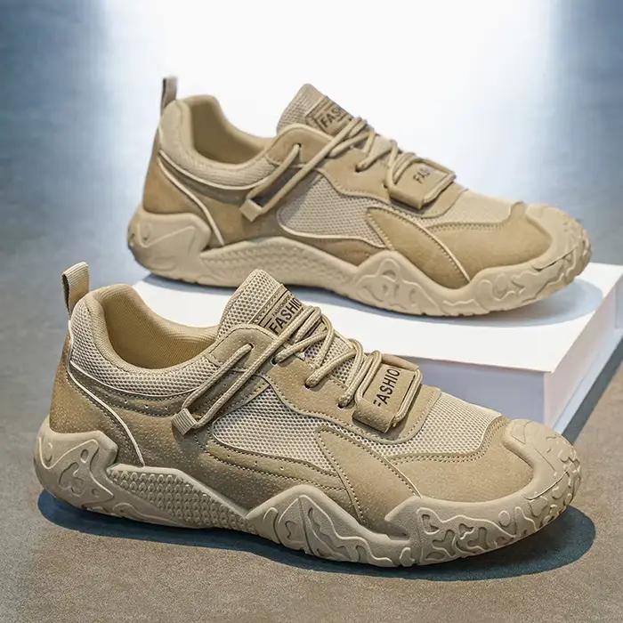 Nouvelles chaussures en maille pour homme, printemps-été, mode, antidérapantes, résistantes à l'usur