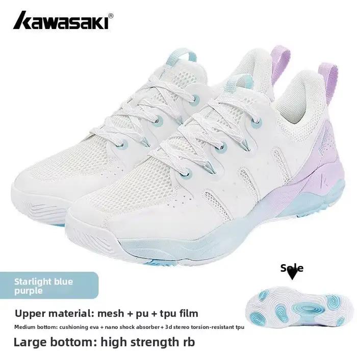 KAWASAKI chaussures de badminton nouvelle étoile trail absorption des chocs, chaussures de sport pro