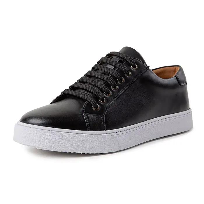Marque italienne hommes en cuir véritable chaussures décontractées entretien déplacements chaussures