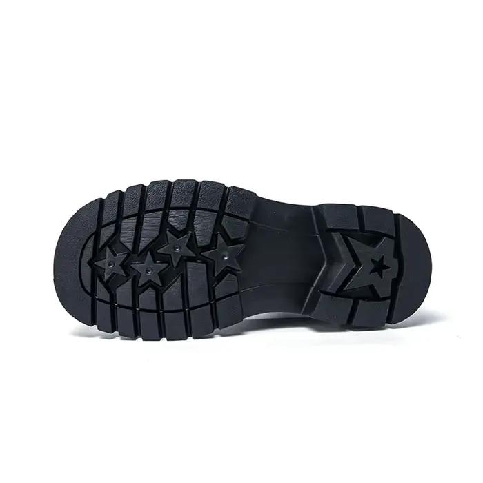 Nouvelles chaussures de travail personnalisées à semelles épaisses pour hommes à grande tête décontr