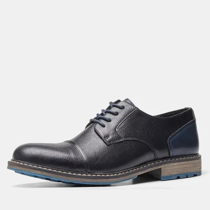 Chaussures Derby rétro en cuir pour hommes, nouvelles chaussures décontractées, mode masculine, # AL