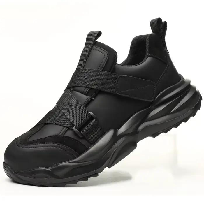 Chaussures de sécurité légères pour hommes, baskets de travail Anti-écrasement et Anti-perforation,