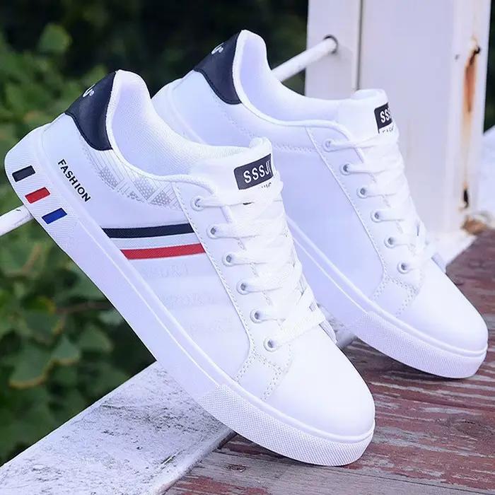 Chaussures de sport décontractées à bout rond pour hommes, style simple printemps-automne, légères,
