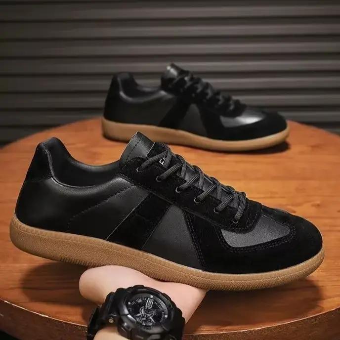 Chaussures de sport respirantes et décontractées pour hommes, tendance, assorties, rétro, Dequn, con
