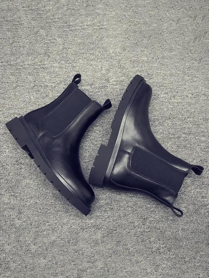 Bottines à double élasticité pour hommes