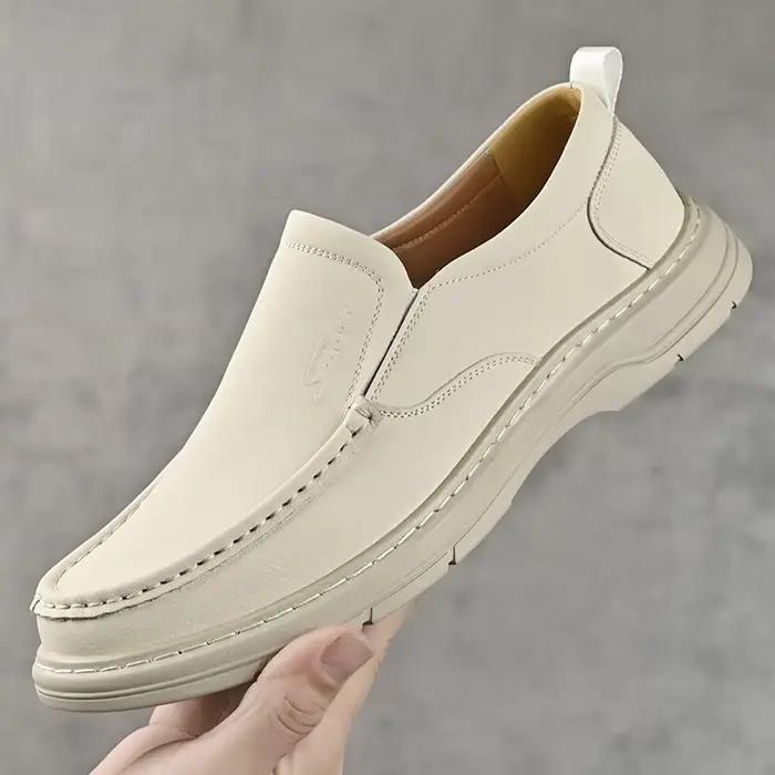 Nouvelles Chaussures en Cuir Souple de Designer 2026 pour Hommes – Mocassins Décontractés et Élégant
