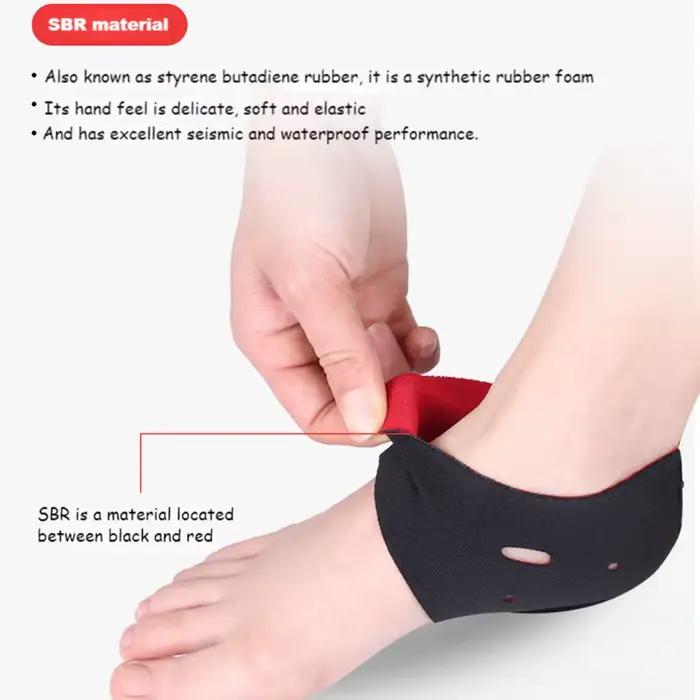 Coussinets de protection du talon, 2 pièces, manchons de protection chauds pour soulager la fasciite